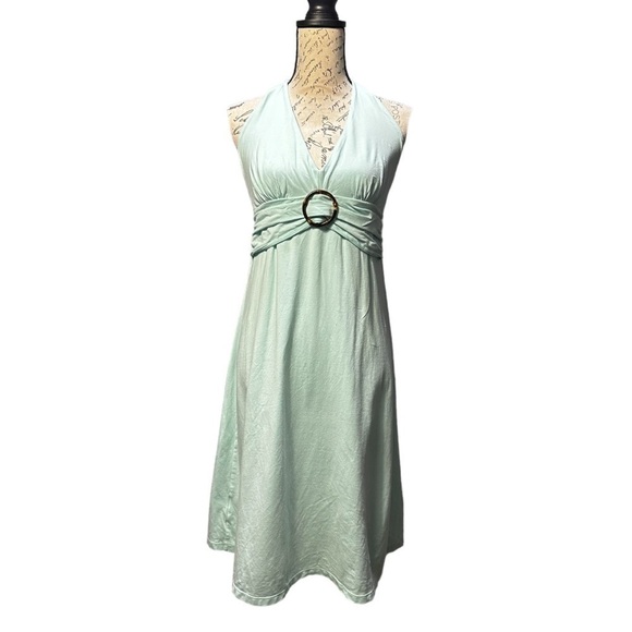 Tommy Bahama Dresses & Skirts - Tommy Bahama Mint Green Jersey Knit Halter Dress Size Medium